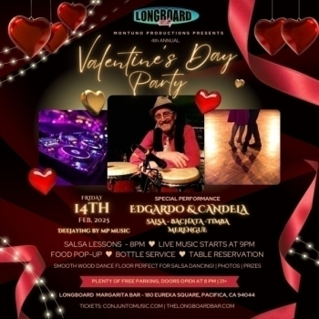 4th Annual Montuno Productions St. Valentine’s Concert - Friday, February 14, 2025