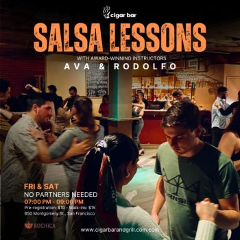 Salsa Lessons with Ava & Rodolfo - Friday, December 13, 2024